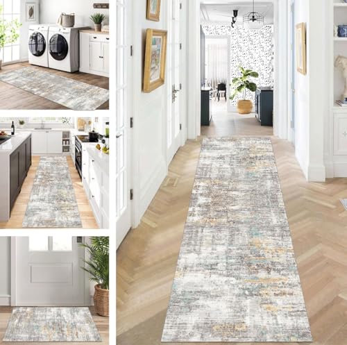 ZUZEKU Läufer Flur Küche Waschbar rutschfest 120X250cm Lang Grau Blau Gelb Küchenteppich Flurteppich Teppich Fur Korridor Wohnzimmer Schlafzimmer Meterware Anpassbar ZUZEKU Läufer Flur Küche Waschbar rutschfest 120X250cm Lang Grau Blau Gelb Küchenteppich Flurteppich Teppich Fur Korridor Wohnzimmer Schlafzimmer Meterware Anpassbar von ZUZEKU