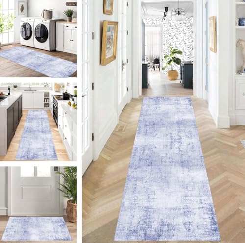 ZUZEKU Läufer Flur Küche Waschbar rutschfest 120X300cm Lang Grau Blau Küchenteppich Flurteppich Teppich Fur Korridor Wohnzimmer Schlafzimmer Meterware Anpassbar ZUZEKU Läufer Flur Küche Waschbar rutschfest 120X300cm Lang Grau Blau Küchenteppich Flurteppich Teppich Fur Korridor Wohnzimmer Schlafzimmer Meterware Anpassbar von ZUZEKU