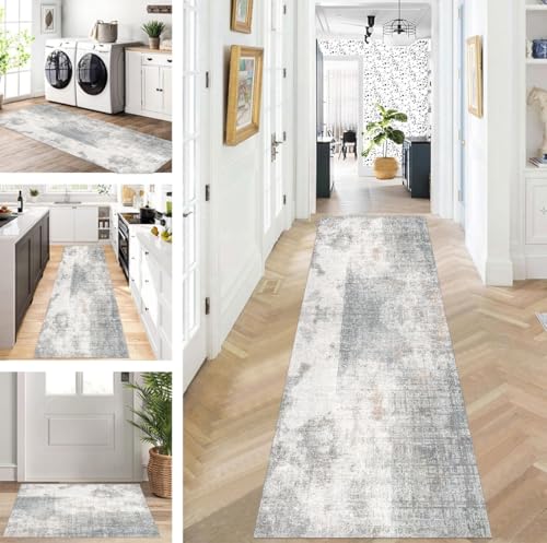 ZUZEKU Läufer Flur Küche Waschbar rutschfest 120X350cm Lang Grau Küchenteppich Flurteppich Teppich Fur Korridor Wohnzimmer Schlafzimmer Meterware Anpassbar ZUZEKU Läufer Flur Küche Waschbar rutschfest 120X350cm Lang Grau Küchenteppich Flurteppich Teppich Fur Korridor Wohnzimmer Schlafzimmer Meterware Anpassbar von ZUZEKU
