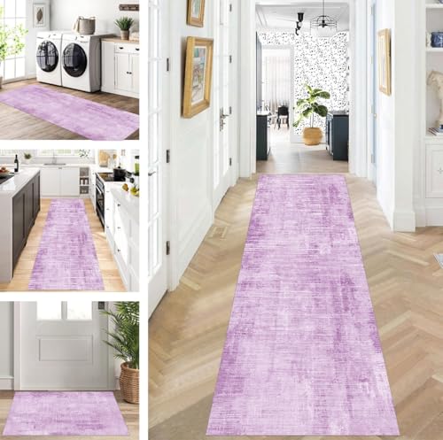 ZUZEKU Läufer Flur Küche Waschbar rutschfest 120X550cm Lang Lila Küchenteppich Flurteppich Teppich Fur Korridor Wohnzimmer Schlafzimmer Meterware Anpassbar ZUZEKU Läufer Flur Küche Waschbar rutschfest 120X550cm Lang Lila Küchenteppich Flurteppich Teppich Fur Korridor Wohnzimmer Schlafzimmer Meterware Anpassbar von ZUZEKU