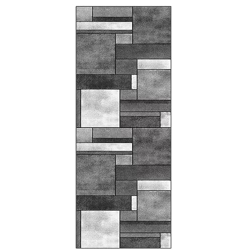ZUZEKU Läufer Flur Küche Waschbar rutschfest 60X250cm Geometrisches Vintage Muster Grau Lang Küchenteppich Flurteppich Teppich Fur Korridor Wohnzimmer Schlafzimmer Meterware Anpassbar ZUZEKU Läufer Flur Küche Waschbar rutschfest 60X250cm Geometrisches Vintage Muster Grau Lang Küchenteppich Flurteppich Teppich Fur Korridor Wohnzimmer Schlafzimmer Meterware Anpassbar von ZUZEKU