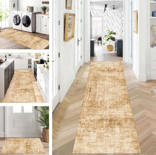 ZUZEKU Teppich Läufer Lang Braun Gelb Flur Küche rutschfest waschbar Teppichmatten Modern Design Küchenläufer 60X400cm Küchenteppich Meterware Esszimmer Schlafzimmer Wohnzimmer Schmutzfangmatte ZUZEKU Teppich Läufer Lang Braun Gelb Flur Küche rutschfest waschbar Teppichmatten Modern Design Küchenläufer 60X400cm Küchenteppich Meterware Esszimmer Schlafzimmer Wohnzimmer Schmutzfangmatte von ZUZEKU