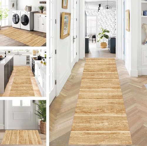 ZUZEKU Teppich Läufer Lang Flur Küche rutschfest waschbar Teppichmatten Modern Design Küchenläufer Braun 80X200cm Küchenteppich Meterware Esszimmer Schlafzimmer Wohnzimmer Schmutzfangmatte ZUZEKU Teppich Läufer Lang Flur Küche rutschfest waschbar Teppichmatten Modern Design Küchenläufer Braun 80X200cm Küchenteppich Meterware Esszimmer Schlafzimmer Wohnzimmer Schmutzfangmatte von ZUZEKU