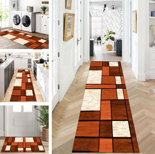 ZUZEKU Teppich Läufer Lang Flur Küche rutschfest waschbar Teppichmatten Modern Design Küchenläufer Gelb Braun 70X130cm Küchenteppich Meterware Esszimmer Schlafzimmer Wohnzimmer Schmutzfangmatte ZUZEKU Teppich Läufer Lang Flur Küche rutschfest waschbar Teppichmatten Modern Design Küchenläufer Gelb Braun 70X130cm Küchenteppich Meterware Esszimmer Schlafzimmer Wohnzimmer Schmutzfangmatte von ZUZEKU