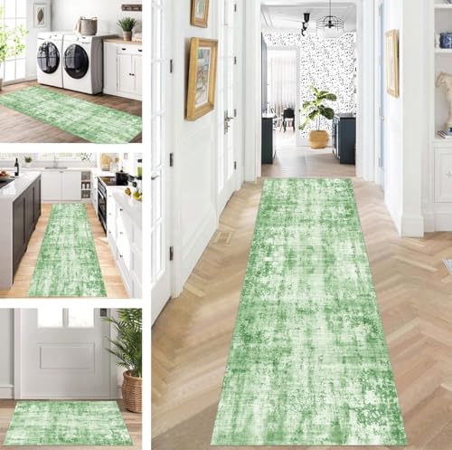 ZUZEKU Teppich Läufer Lang Flur Küche rutschfest waschbar Teppichmatten Modern Design Küchenläufer Grün 40X80cm Küchenteppich Meterware Esszimmer Schlafzimmer Wohnzimmer Schmutzfangmatte ZUZEKU Teppich Läufer Lang Flur Küche rutschfest waschbar Teppichmatten Modern Design Küchenläufer Grün 40X80cm Küchenteppich Meterware Esszimmer Schlafzimmer Wohnzimmer Schmutzfangmatte von ZUZEKU
