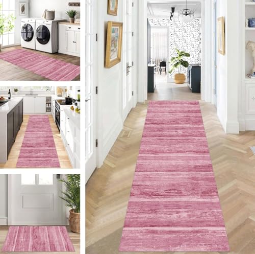ZUZEKU Teppich Läufer Lang Flur Küche rutschfest waschbar Teppichmatten Modern Design Küchenläufer Rosa 40X100cm Küchenteppich Meterware Esszimmer Schlafzimmer Wohnzimmer Schmutzfangmatte ZUZEKU Teppich Läufer Lang Flur Küche rutschfest waschbar Teppichmatten Modern Design Küchenläufer Rosa 40X100cm Küchenteppich Meterware Esszimmer Schlafzimmer Wohnzimmer Schmutzfangmatte von ZUZEKU
