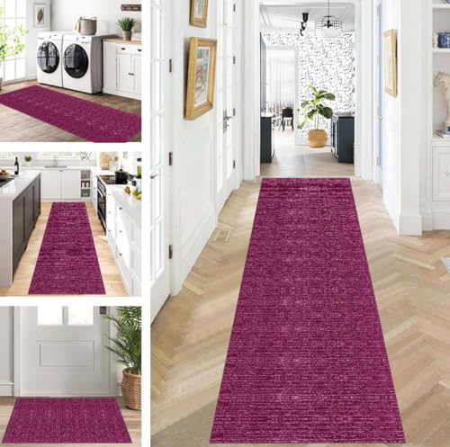 ZUZEKU Teppich Läufer Lang Flur Küche rutschfest waschbar Teppichmatten Modern Design Küchenläufer Rosa 40X60cm Küchenteppich Meterware Esszimmer Schlafzimmer Wohnzimmer Schmutzfangmatte ZUZEKU Teppich Läufer Lang Flur Küche rutschfest waschbar Teppichmatten Modern Design Küchenläufer Rosa 40X60cm Küchenteppich Meterware Esszimmer Schlafzimmer Wohnzimmer Schmutzfangmatte von ZUZEKU