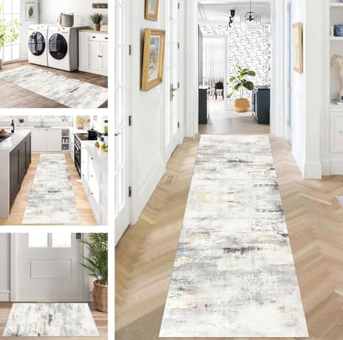 ZUZEKU Teppich Läufer Lang Grau Flur Küche rutschfest waschbar Teppichmatten Modern Design Küchenläufer 100X180cm Küchenteppich Meterware Esszimmer Schlafzimmer Wohnzimmer Schmutzfangmatte ZUZEKU Teppich Läufer Lang Grau Flur Küche rutschfest waschbar Teppichmatten Modern Design Küchenläufer 100X180cm Küchenteppich Meterware Esszimmer Schlafzimmer Wohnzimmer Schmutzfangmatte von ZUZEKU