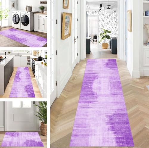 ZUZEKU Teppich Läufer Lang Lila Flur Küche rutschfest waschbar Teppichmatten Modern Design Küchenläufer 90X150cm Küchenteppich Meterware Esszimmer Schlafzimmer Wohnzimmer Schmutzfangmatte ZUZEKU Teppich Läufer Lang Lila Flur Küche rutschfest waschbar Teppichmatten Modern Design Küchenläufer 90X150cm Küchenteppich Meterware Esszimmer Schlafzimmer Wohnzimmer Schmutzfangmatte von ZUZEKU