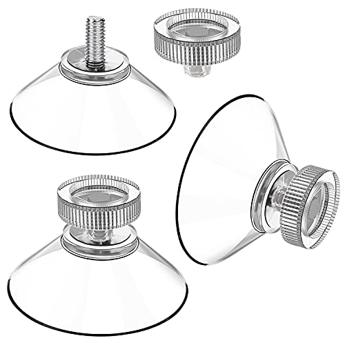 ZUZGO Saugnapf 25er Saugnäpfe Ø 40mm M4 Gewinde- Transparente Saugknöpfe mit Rändelmutter ZUZGO Saugnapf 25er Saugnäpfe Ø 40mm M4 Gewinde- Transparente Saugknöpfe mit Rändelmutter von ZUZGO
