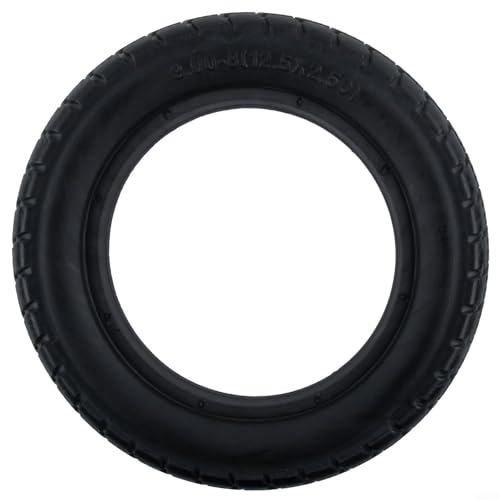 12 Zoll Vollgummireifen 12 1/2x2 1/4 (62-203) kompatibel mit Elektroroller E-Bikes 12,5x2,50 nicht pneumatisches Rad von ZUZZEE