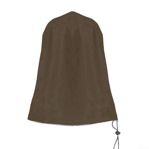 Abdeckung für Gartenbrunnen 210D, wasserdicht, staubdicht, winddicht, für den Außenbereich, Durchmesser 91,4 x Höhe 107,7 cm (Kaffeefarbe) von ZUZZEE