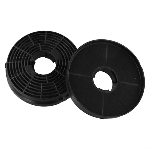 Dunstabzugshaube Aktivkohlefilter 105 x 20 mm Küche Luftreinigung Ersatzfilter 2 Stück schwarz von ZUZZEE