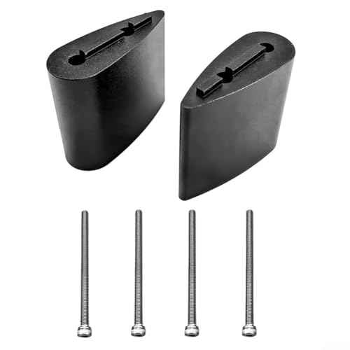 Fahrradlenker-Abstandshalter, Aluminiumlegierung, Verlängerungs-Set mit Schrauben für Aero-Stangen, Höhenverstellung, 5 mm, 10 mm, 20 mm, 40 mm, Schwarz (40 mm) von ZUZZEE