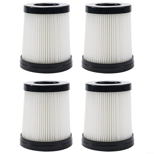 Filter Ersatzteile für Lubluelu 202 für schnurlosen Staubsauger, kompatibel mit Oraimo für OSV-102 für Besswin W26 VacLife VL732 und 206 Staubsaugerzubehör (4 Stück) von ZUZZEE
