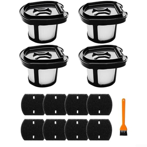 Handstaubsaugerfilter für Bissell 2284W 2390 2389 1614212 1614203 1614204 Ersatz 4 Filter und 8 Schwämme Set von ZUZZEE