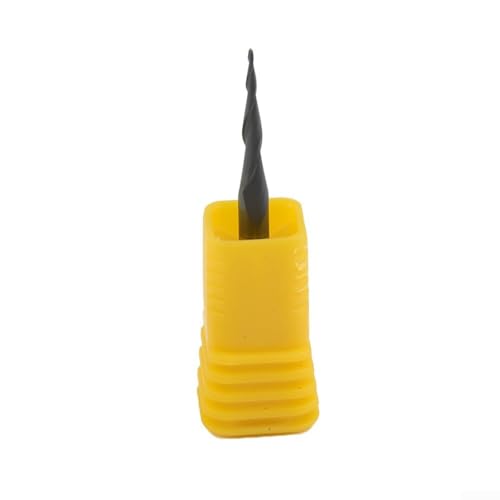 Kugelnasen-Schaftfräser mit TiAlN-Beschichtung, 1/8-Zoll-Schaft, Hartmetall-CNC-Frässtifte für legierten Stahlfräsen HRC55, 2 Rillen, 0,25 mm Radius Kugelnasen-Schaftfräser mit TiAlN-Beschichtung, 1/8-Zoll-Schaft, Hartmetall-CNC-Frässtifte für legierten Stahlfräsen HRC55, 2 Rillen, 0,25 mm Radius von ZUZZEE
