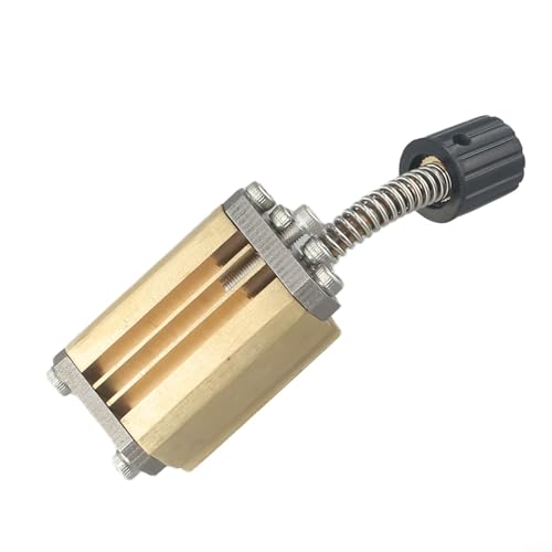 Kupfer-Briefhalter für manuelle Stempelbanddruckmaschine DY-8 HP-241B mit verschiedenen Größen 2 x 3 x 15 mm 2 x 4 x 15 mm für Verpackungen, Markierungsdatum, Chargennummer (2 x 3 x 15 mm) von ZUZZEE