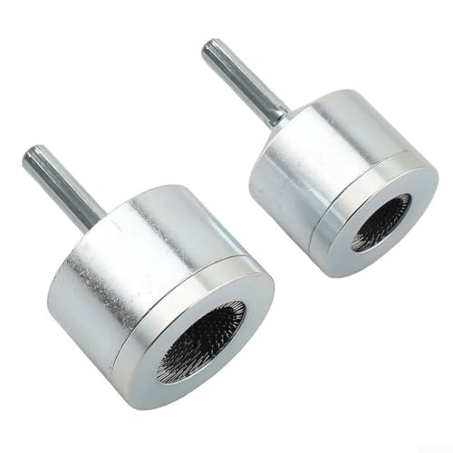 Kupferrohrreiniger-Set, 15 mm und 22 mm, Drahtbürstenaufsätze für elektrische Bohrmaschine, Metallrohr-Reinigungswerkzeug für Sanitär- und Schweißvorbereitung (2 Stück) von ZUZZEE