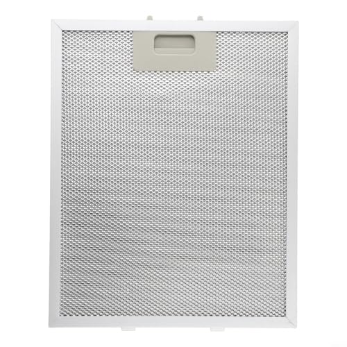 Metall-Fettfilter, 250 x 310 mm, 5-lagig, aluminisiert, für Dunstabzugshaube, Absaugung, Edelstahl, für Küchenbelüftung (1 Stück) von ZUZZEE