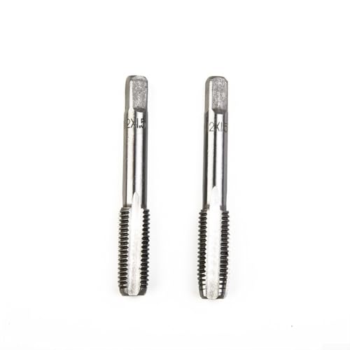 Metrischer gerader geriffelter Handgewindebohrer für HSS-Maschine, Gewindeschneider-Set, Rechtshänder, Werkzeug für Metall, Stahl, Aluminium, 12–20 mm mit 1,5 mm Teilung (M12 x 1,5 mm) von ZUZZEE