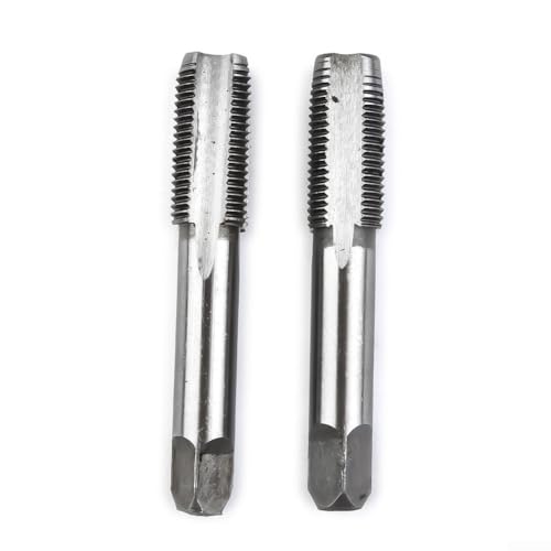 Metrischer gerader geriffelter Handgewindebohrer für HSS-Maschine, Gewindeschneider-Set, Rechtshänder, Werkzeug für Metall, Stahl, Aluminium, 12–20 mm mit 1,5 mm Teilung (M16 x 1,5 mm) von ZUZZEE