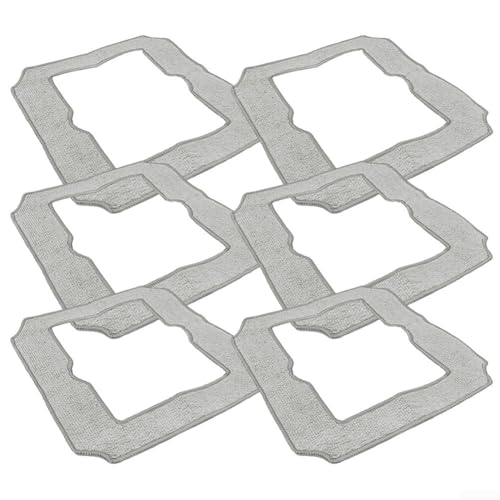 Multi-Surface Cleaning Mop Pads for Liectroux YW509 Professional Absorbent Floor Mopping Cloth Replacement Set With Flexible Fibers For Hard To Reach Areas 6 Pack von ZUZZEE
