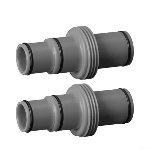 Poolschlauchverbinder, T-förmiger Adapter, 38 mm, 32 mm, Schwimmbad-Filterpumpensystem, Steckverbinder, kompatibel mit mehreren Modellen, Schwimmbad-Zubehör (3,8 cm bis 1,25) von ZUZZEE