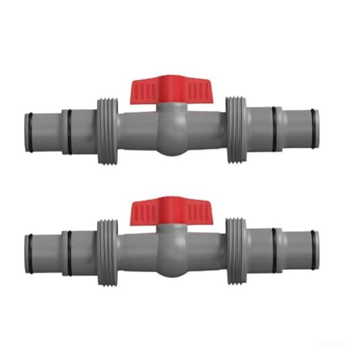 Poolschlauchverbinder, T-förmiger Adapter, 38 mm, 32 mm, Schwimmbad-Filterpumpensystem, Steckverbinder, kompatibel mit mehreren Modellen, Schwimmbadzubehör (3,8 cm bis 3,8 cm) von ZUZZEE