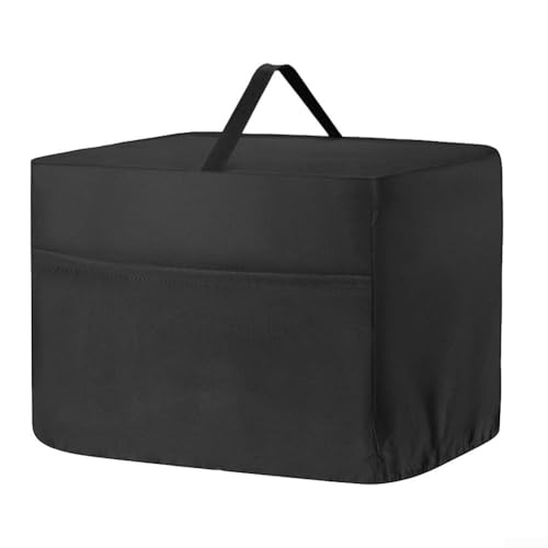 Schwarze 600D Oxford Fleischschneiderabdeckung für 8/10/12 Zoll Maschinen, wasserdichter Staubschutz mit praktischem Griff und Fronttasche von ZUZZEE