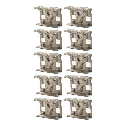 Solarmodul-Wasserablauf-Clips, 10 Stück, Aluminiumlegierung, Reinigungsschlammentfernungsclips für 30/35 mm PV-Modul, Photovoltaik-Panel (30 mm) von ZUZZEE