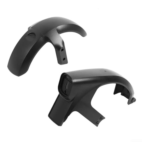 Vorderer oder hinterer ABS-Schutzblech, Spritzschutz für Ninebot F3 und F3 Pro Elektroroller für Kotflügel, schwarz (vorne + hinten) von ZUZZEE