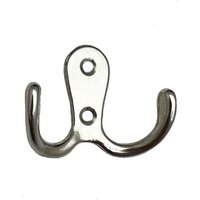 (Silber) 6er Set Retro-Kleiderhaken, Retro-Kleiderhaken, Retro-Wandhaken, Metall-Türhaken für Badezimmer, Küche, Schlafzimmer, Eingangsbereich von ZVD