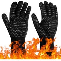 ZVD - 1 Paar Grillhandschuhe, Hitzebeständige Ofenhandschuhe Bis 800°C, Hitzebeständige Und Rutschfeste Küchenhandschuhe, Hitzekochhandschuhe Für ZVD - 1 Paar Grillhandschuhe, Hitzebeständige Ofenhandschuhe Bis 800°C, Hitzebeständige Und Rutschfeste Küchenhandschuhe, Hitzekochhandschuhe Für von ZVD