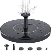 18 cm Solarbrunnen, Solarwasserpumpe, keine Pflanzen, Batterie oder Strom, für Teich/Pool/Gartendekoration von ZVD