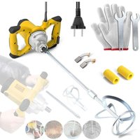 2600 W Elektromixer, 220 V Betonmischer, Betonmischer mit 6 Geschwindigkeiten, elektrischer Zementmischer, ideal zum Mischen von Lebensmitteln, Gips, von ZVD
