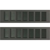 2PCS Rechteckiges Lüftungsgitter, rechteckiges Lüftungsgitter, Lüftungsgitter, rechteckiges Lüftungsgitter, rechteckiges Lüftungsgitter für ideale von ZVD