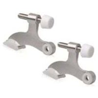 2er-Pack Türstopper mit Scharnierstift, gebürstetes Satin-Nickel – verstellbarer, robuster Türstopper mit Scharnierstift und weißen Gummipufferspitzen 2er-Pack Türstopper mit Scharnierstift, gebürstetes Satin-Nickel – verstellbarer, robuster Türstopper mit Scharnierstift und weißen Gummipufferspitzen von ZVD