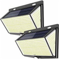 2er Set Solarleuchten mit Bewegungsmelder - IP65 Außenbeleuchtung von HYY AR