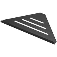 30,5 x 19,4 cm schwarzes Eck-Duschregal ohne Bohren, Badezimmerregal aus Edelstahl 304 für Seife und Shampoo von ZVD