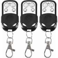 3er-Set Universalfernbedienungen für automatische Tore, Frequenz 433,92 MHz, Festcode, 4 Tasten zur Steuerung von bis zu 4 Türen von ZVD