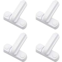 4er-Pack Türschlösser Riegel Griffschlösser Home Security Extra Ersatz für Haustüren Schränke Fenster von ZVD