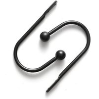 4er-Set dekorative Vorhang-Raffhalter - Schwarz 4er-Set dekorative Vorhang-Raffhalter - Schwarz von ZVD