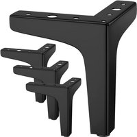 4er-Set dreieckige Möbelbeine aus Metall - 10 cm 4er-Set dreieckige Möbelbeine aus Metall - 10 cm von ZVD