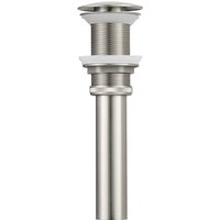 Ablaufstopfen aus Messing, Pop-Up-Ablaufstopfen, Pop-Up-Ablaufstopfen ohne Überlauf, gebürstetes Nickel Ablaufstopfen aus Messing, Pop-Up-Ablaufstopfen, Pop-Up-Ablaufstopfen ohne Überlauf, gebürstetes Nickel von ZVD
