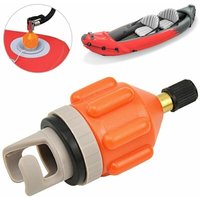 Aufblasventil-Adapter für Kajaks und Surfbretter Pool Garden - Orange Grau, von ZVD