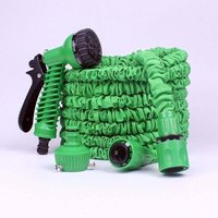 Ausziehbarer Gartenschlauch, flexibler Wasserschlauch, einziehbare Anschlüsse mit 7-Funktions-Sprühpistole für die Gartenbewässerung und -reinigung Ausziehbarer Gartenschlauch, flexibler Wasserschlauch, einziehbare Anschlüsse mit 7-Funktions-Sprühpistole für die Gartenbewässerung und -reinigung von ZVD