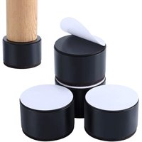 Betterhöhungen, Möbelerhöhungen, 5,1 cm höhere Tisch-, Stuhl- oder Sofaerhöhungen, 4er-Set, Möbelerhöhungen von ZVD