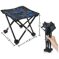 Campinghocker, tragbarer Klapphocker, tragbarer Stuhl, Mini-Klapphocker, Angelhocker für Erwachsene, Angeln, Wandern, Gartenarbeit Campinghocker, tragbarer Klapphocker, tragbarer Stuhl, Mini-Klapphocker, Angelhocker für Erwachsene, Angeln, Wandern, Gartenarbeit von ZVD