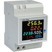 Carivent AC 40-300 V 100 A Digitaler Energiezähler – KWh – Amperemeter Voltmeter – Zwischenzähler – DIN-Strom – CT-Typ von ZVD